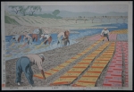Takeji Asano - Drying of Yuzen Material