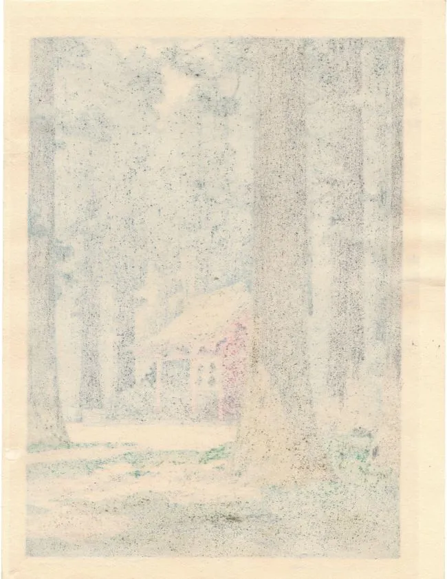 Toshi Yoshida - Sacred Grove - Verso